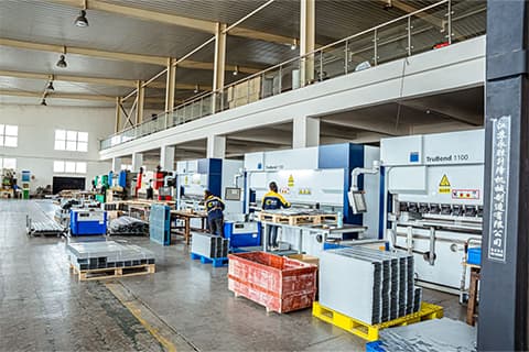 the fully-automatic production line of Germany TRUMPF